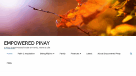 What Empoweredpinay.com website looked like in 2016 (8 years ago)