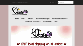 What Eocafe.com website looked like in 2016 (8 years ago)