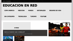 What Educacionred.com website looked like in 2016 (8 years ago)