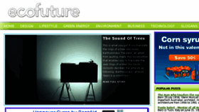 What Ecofuture.net website looked like in 2016 (8 years ago)