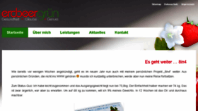 What Erdbeergruen.de website looked like in 2016 (8 years ago)