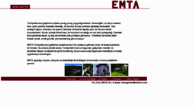 What Emta-tr.com website looked like in 2016 (8 years ago)