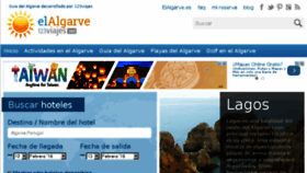 What Elalgarve.es website looked like in 2016 (8 years ago)