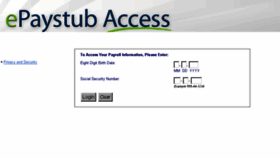 What Epaystubaccess.com website looked like in 2016 (8 years ago)