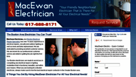 What Electrician-in-boston.net website looked like in 2016 (8 years ago)