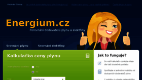 What Energium.cz website looked like in 2016 (8 years ago)