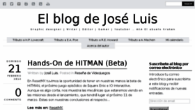 What Elblogdejoseluis.com.mx website looked like in 2016 (8 years ago)
