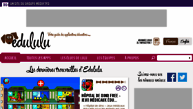 What Edululu.org website looked like in 2016 (8 years ago)