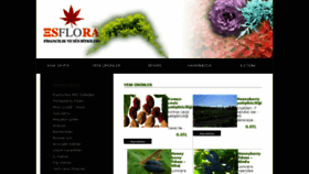 What Esflora.com website looked like in 2016 (8 years ago)