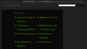 What Entermyhost.com website looked like in 2016 (8 years ago)
