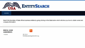 What Entitysearch.org website looked like in 2016 (8 years ago)