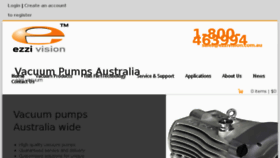 What Ezzivision.com.au website looked like in 2016 (8 years ago)