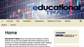 What Educationaltrading.com website looked like in 2016 (8 years ago)