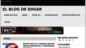 What Edgartec.com website looked like in 2016 (8 years ago)