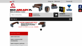 What Eko-arkady.pl website looked like in 2016 (8 years ago)