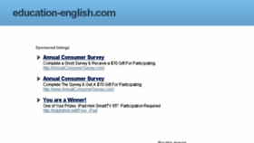 What Education-english.com website looked like in 2016 (8 years ago)