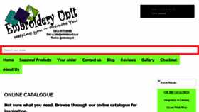 What Embroideryunit.co.uk website looked like in 2016 (8 years ago)