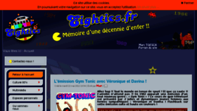 What Eighties.fr website looked like in 2016 (8 years ago)