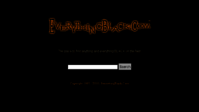 What Everythingblack.com website looked like in 2016 (8 years ago)