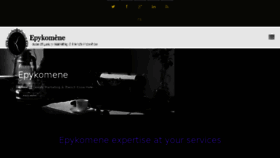 What Epykomene.com website looked like in 2016 (8 years ago)