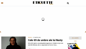 What Etiquettemagazine.ro website looked like in 2016 (8 years ago)