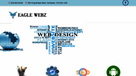 What Eaglewebz.com website looked like in 2016 (8 years ago)