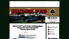 What Euchrepad.com website looked like in 2016 (8 years ago)