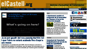 What Elcastell.org website looked like in 2016 (8 years ago)