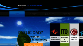 What Eurohispana.com website looked like in 2016 (8 years ago)