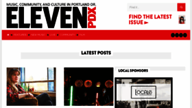What Elevenpdx.com website looked like in 2016 (8 years ago)