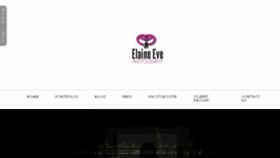 What Elaineeve.com website looked like in 2016 (8 years ago)