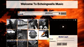 What Echoingwalls.com website looked like in 2016 (8 years ago)