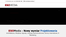 What Esomedia.pl website looked like in 2016 (8 years ago)