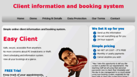 What Easyclient.co.uk website looked like in 2016 (8 years ago)