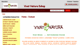 What E-shop.vivatnatura.sk website looked like in 2016 (8 years ago)