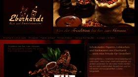 What Eberhardt-schokolade.de website looked like in 2016 (8 years ago)