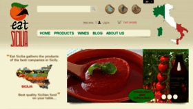 What Eatsicilia.it website looked like in 2016 (8 years ago)