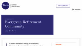 What Evergreenretirement.ca website looked like in 2016 (8 years ago)