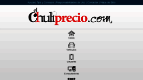 What Elchuliprecio.com website looked like in 2016 (8 years ago)