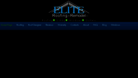 What Eliteroofingremodel.com website looked like in 2016 (8 years ago)