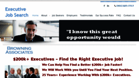 What Executivejobsearch.net website looked like in 2016 (8 years ago)