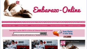 What Embarazo-online.com website looked like in 2016 (8 years ago)