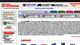 What Encre-hermane.fr website looked like in 2016 (8 years ago)