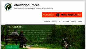 What Enutritionstores.com website looked like in 2016 (8 years ago)