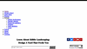 What Edible-landscape-design.com website looked like in 2016 (8 years ago)