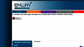 What Emway.ma website looked like in 2016 (8 years ago)