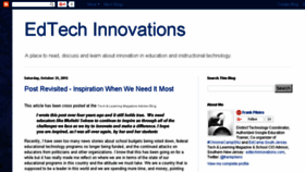 What Edtechinnovations.com website looked like in 2016 (8 years ago)