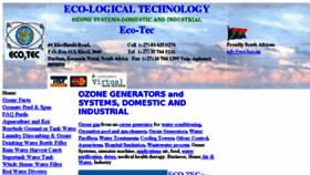 What Eco3.co.za website looked like in 2016 (8 years ago)