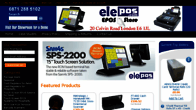 What Elepos.com website looked like in 2016 (8 years ago)