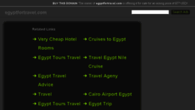 What Egyptfortravel.com website looked like in 2016 (8 years ago)